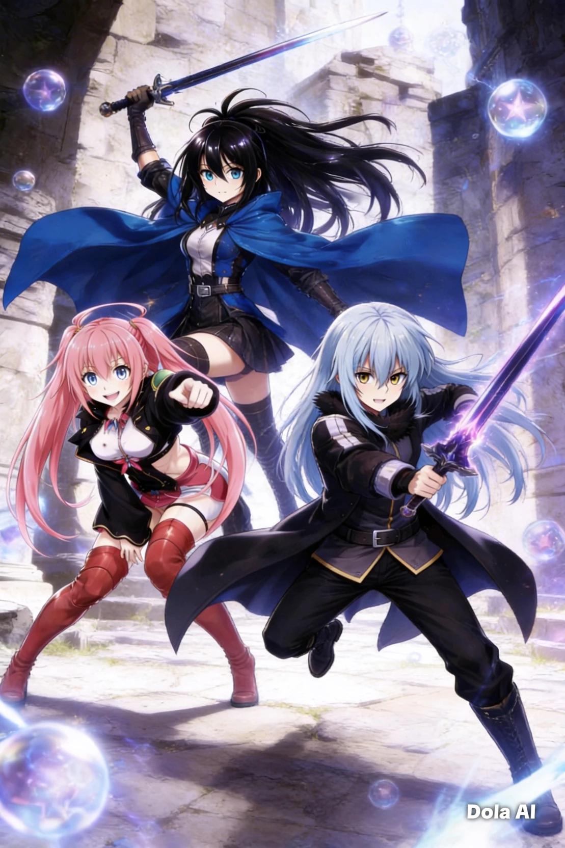 Rimuru Tempest, Demon Lord and Milim Nava and (the "Black Star Heroine") thumbnail