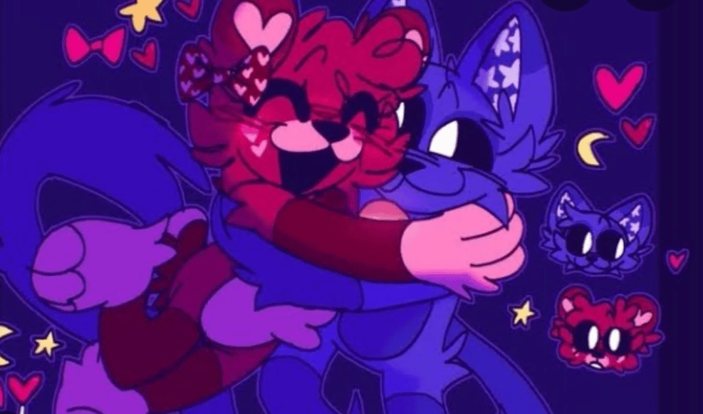 Smiling critters Bobby Bearhug x Catnap(you) thumbnail