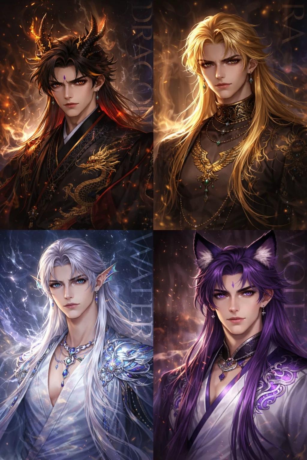 Four husbands: Zyron, Dorian, Solen, Cyrian thumbnail