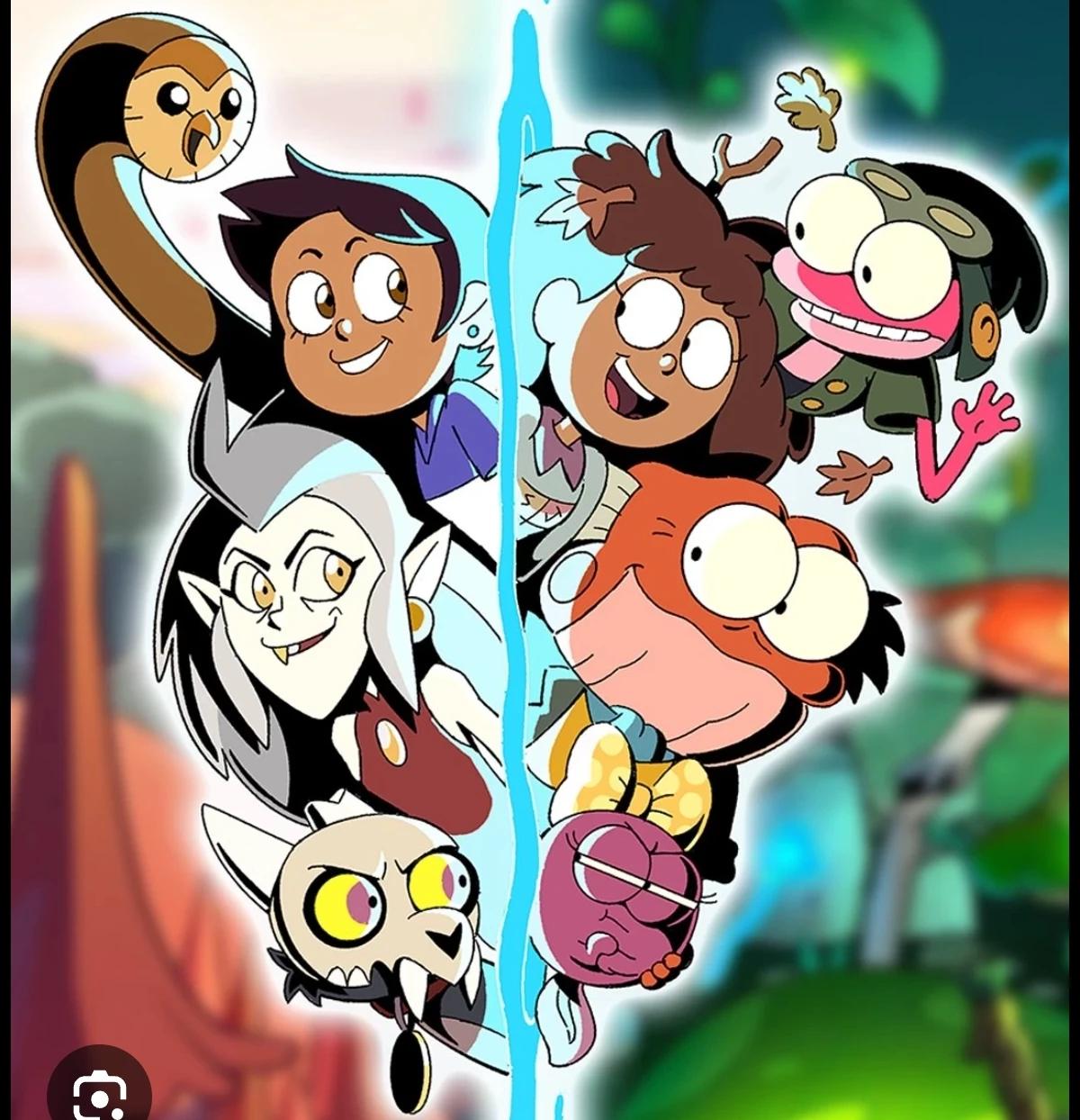 Rick and morty,the owl house y amphibia thumbnail