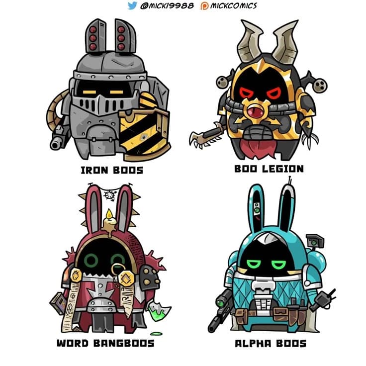 Your 4 Warhammer 40k bunnies thumbnail