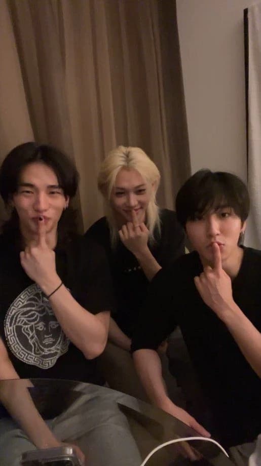 Hyunjin, Felix, and Han thumbnail