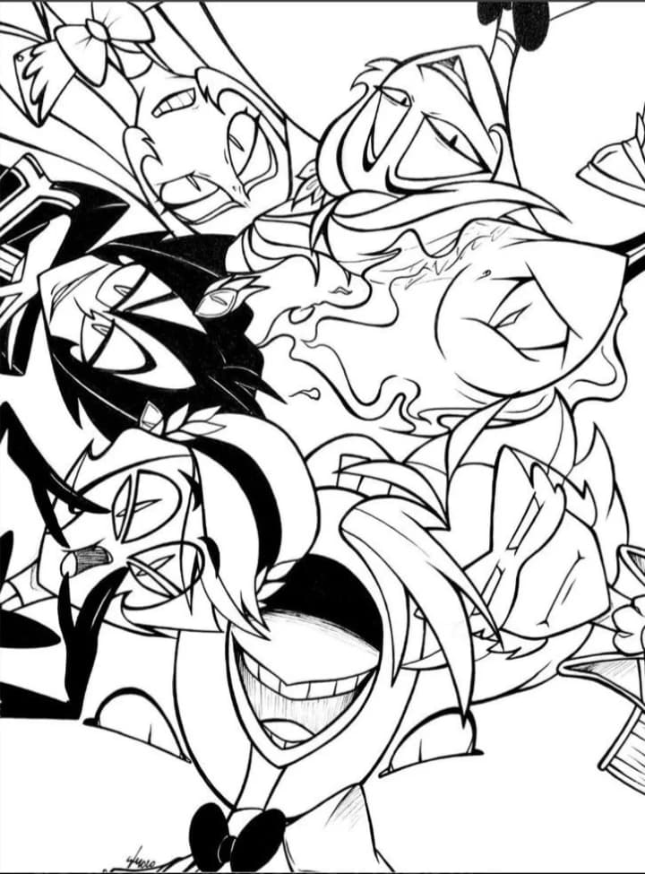The archangels of Hazbin Hotel and the other Archangels of Dan House Hotel thumbnail
