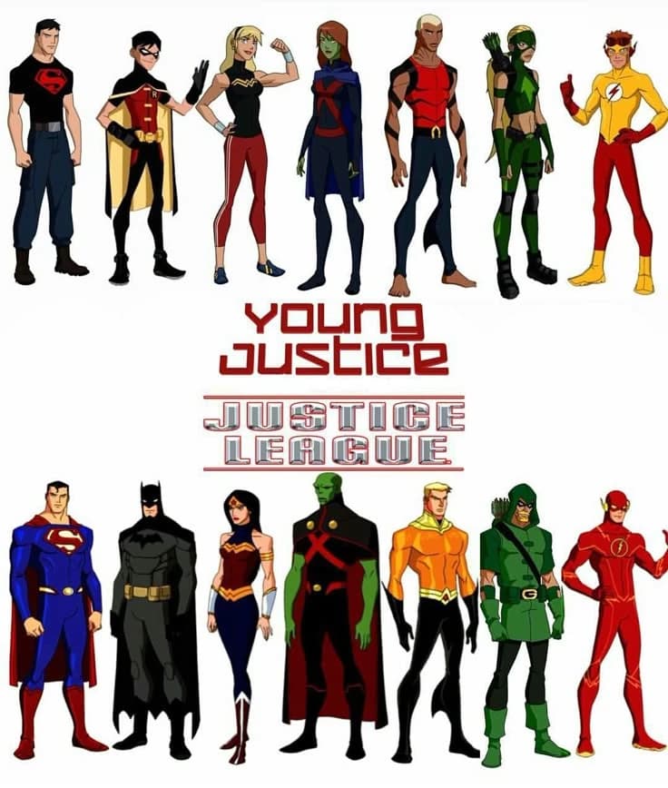 Justice League and Young Justice thumbnail