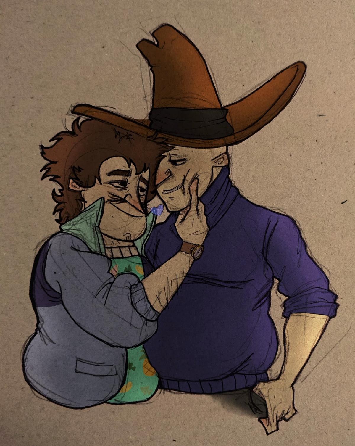 The man in the hat x Quentin (hello guest) 🪏🕵📰🗞📸 thumbnail