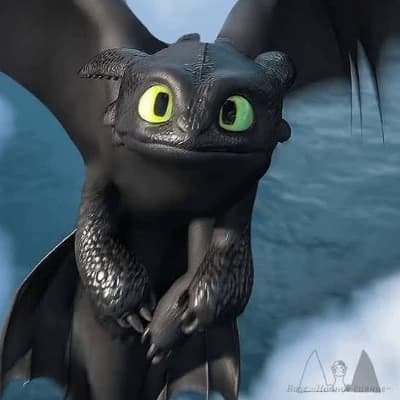 Toothless 💚🖤 thumbnail