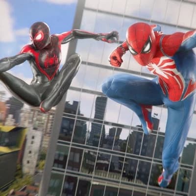 Miles Morales e Peter Parker (os Spidermans) thumbnail