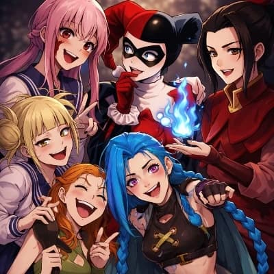 Fé nas malucas ! Azula, Jinx, Himiko Toga, Izzy, Yuno Gasai e Harley quiin thumbnail