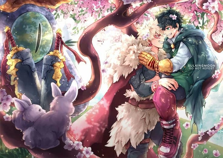 BakuDeku fantasy thumbnail