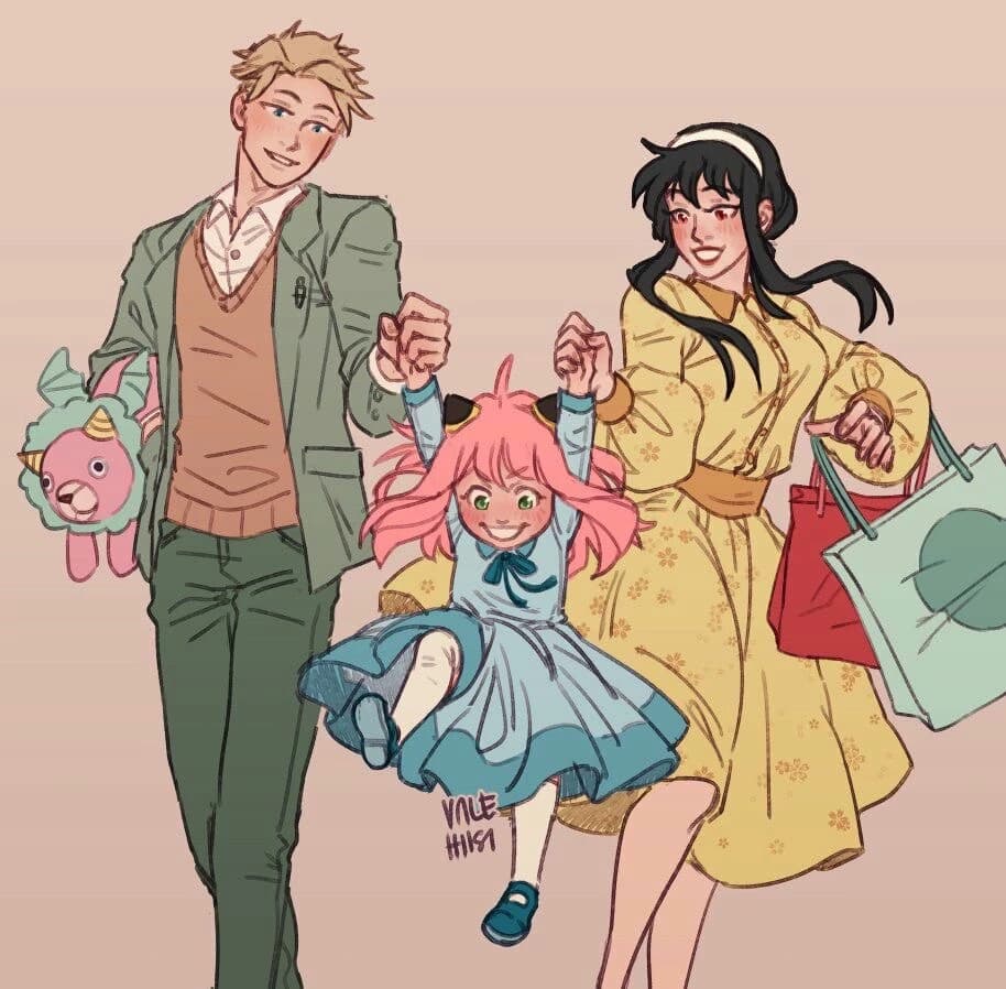The Forger Family (Loid, Yor, Anya, and Bond) thumbnail