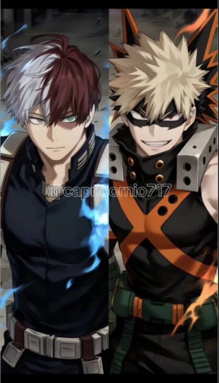 Shoto and katsuki  thumbnail