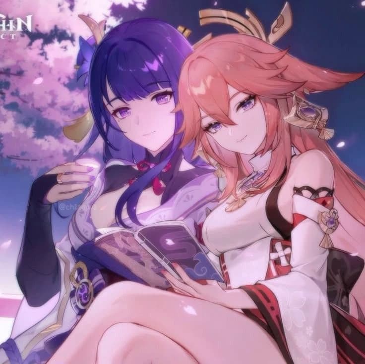 Raiden ei and yae miko thumbnail