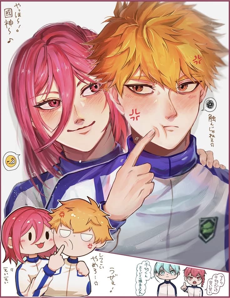 Kunigami and Chigiri parents thumbnail