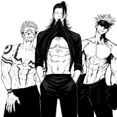 Gojo Satoru, Geto Suguru and Ryomen Sukuna thumbnail