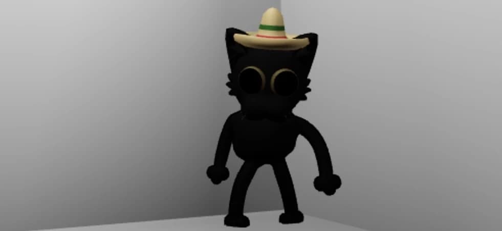 Kit the cat wearing a cool hat thumbnail