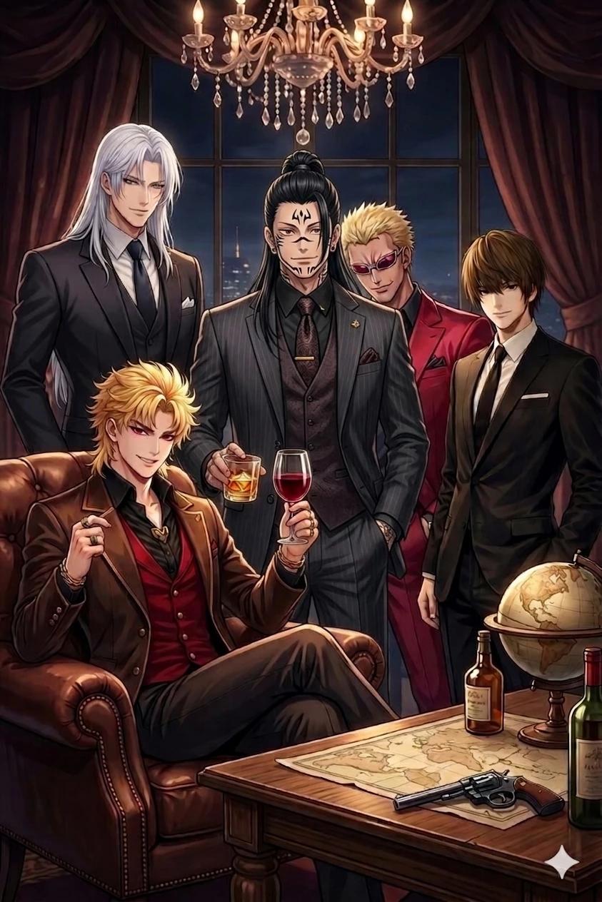 Dio, Griffith, sukuna, doflamingo, light thumbnail