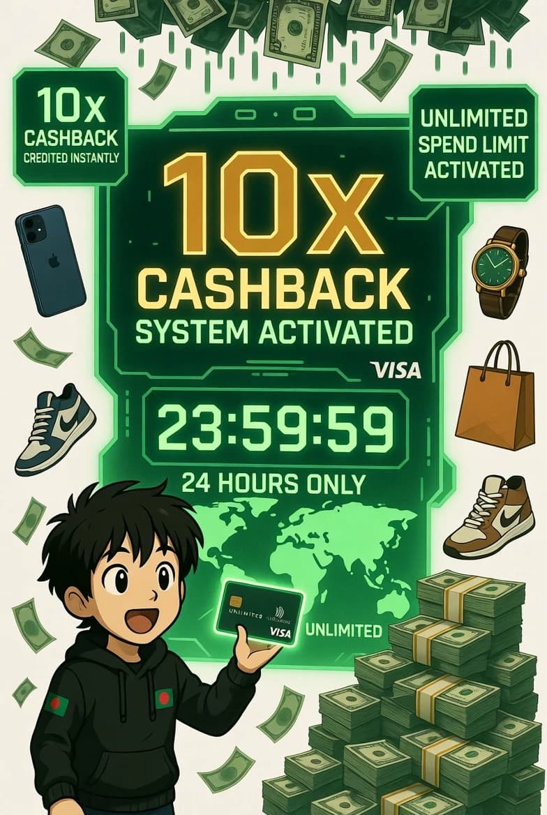 10 × cash back system  thumbnail