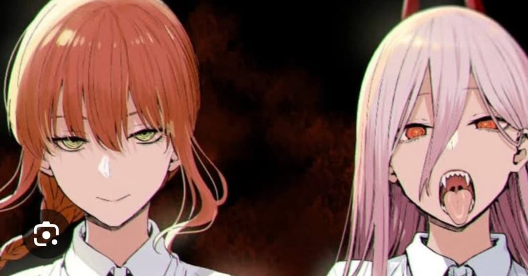 Makima and power and denji thumbnail