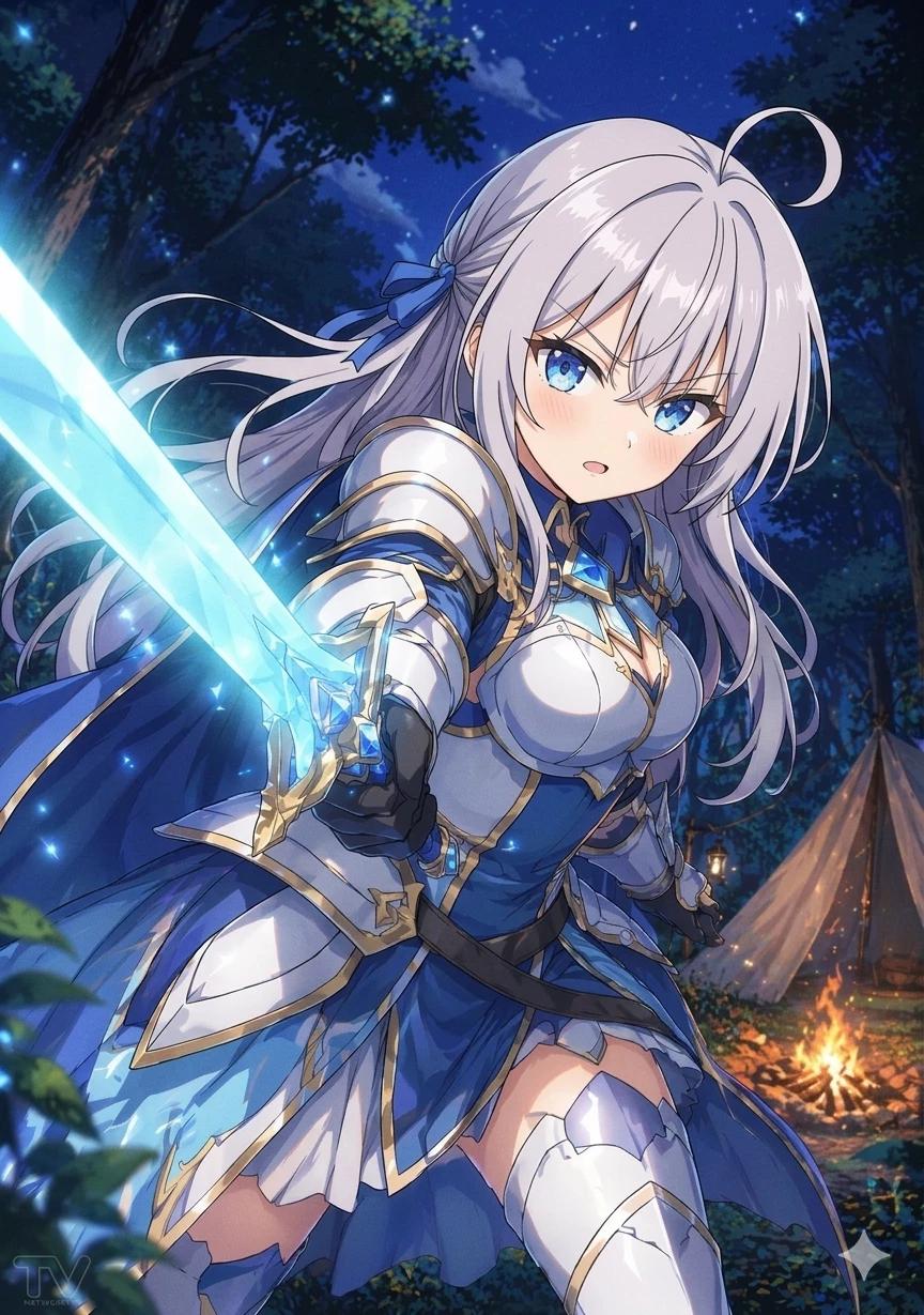 The cold swordswoman Alya and her useless companion thumbnail