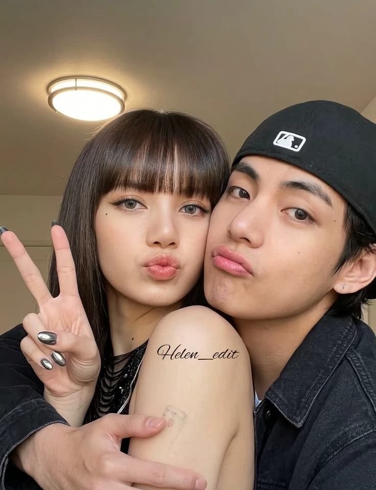 Lisa and taehyung thumbnail