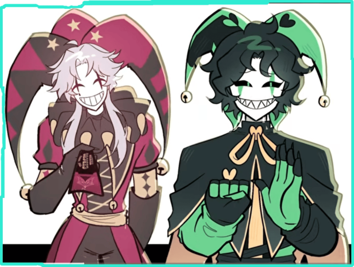 Pierrot and harlequin. The Freak Circus  thumbnail