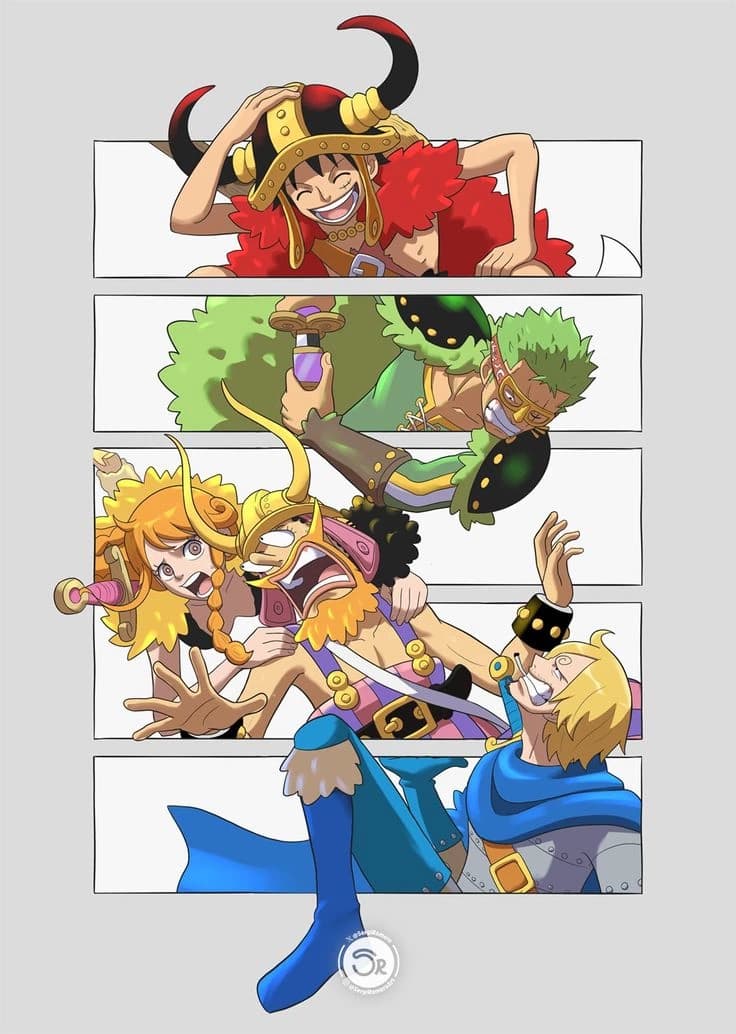 The adventure in Elbaf (User, Nami, Sanji, Zoro, Luffy and Usopp) thumbnail