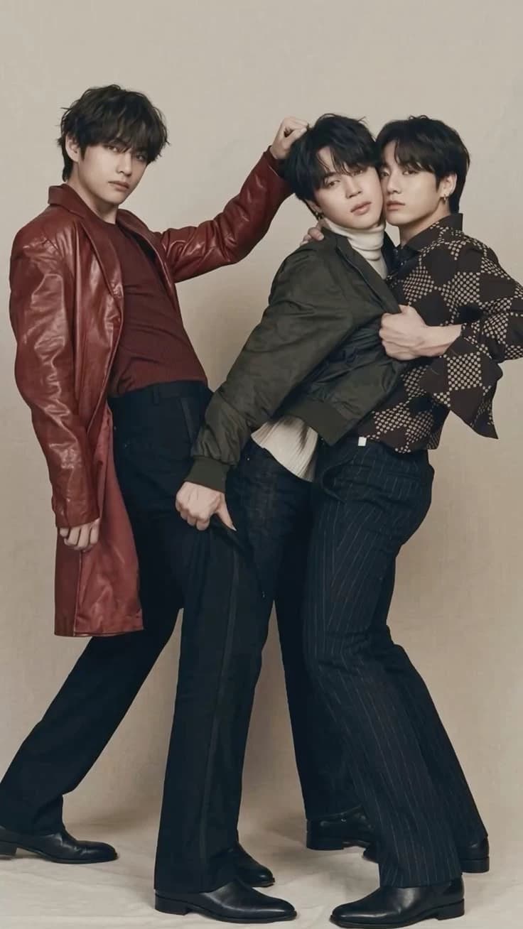 Tae and Jungkook your two alphas and your Jimin his omega thumbnail