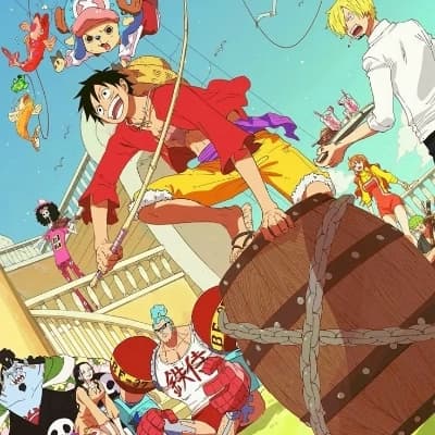 One piece | Trafalgar Law saving the strawhats thumbnail