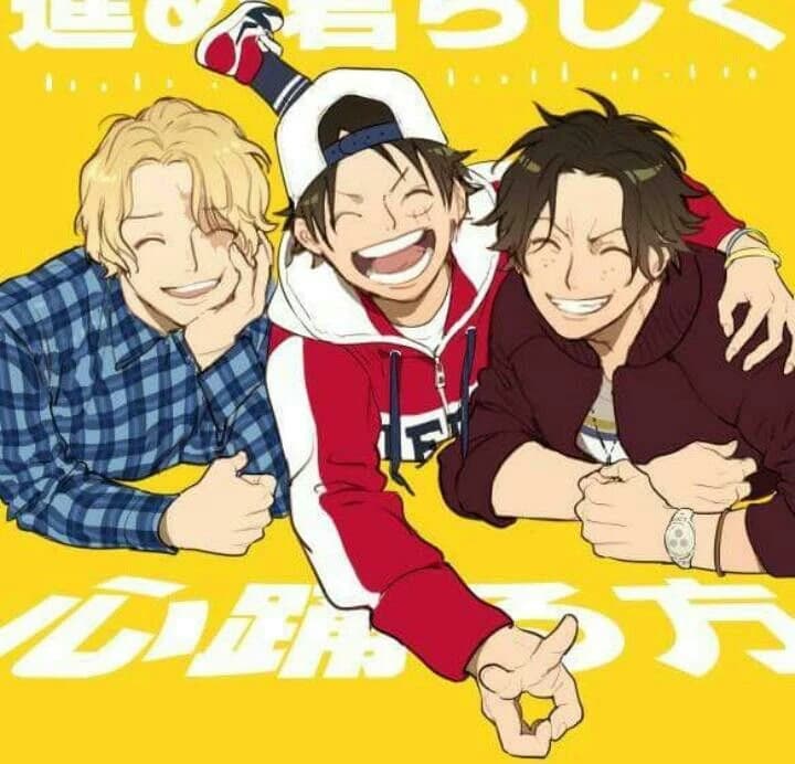 One piece modern au ASL brothers thumbnail