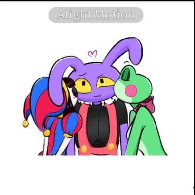 Jax and ribbit and pomni and I are best friends thumbnail
