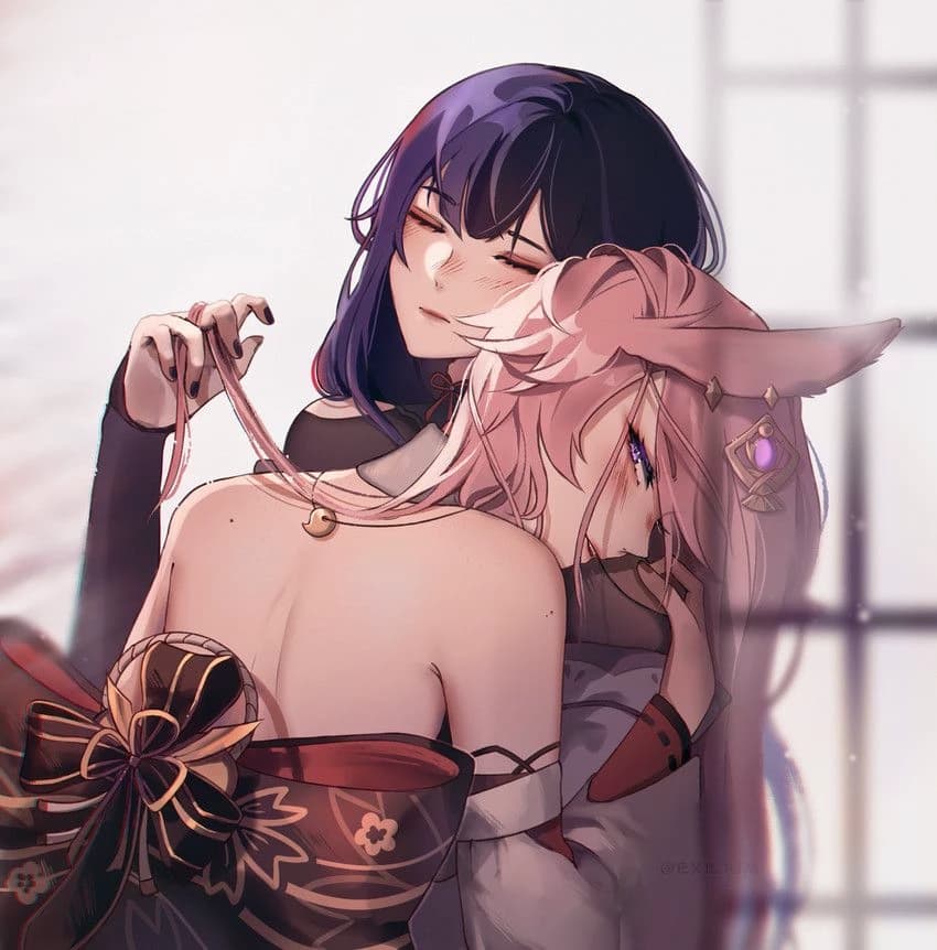 Raiden Ei & Yae Miko - Genshin Impact thumbnail