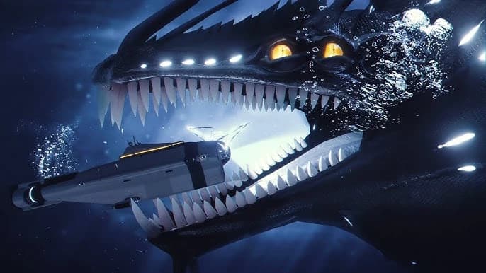 Gargantuan leviathan (male, furry, Subnautica, monster, feral) thumbnail