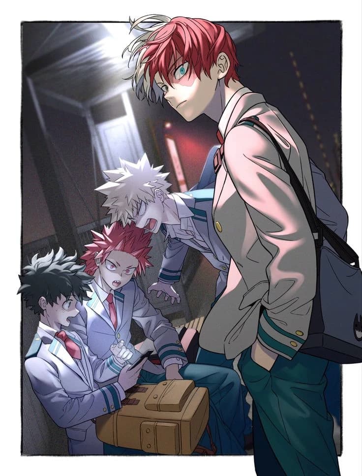 (Bakugo, Shoto, Kirishima y Deku) thumbnail