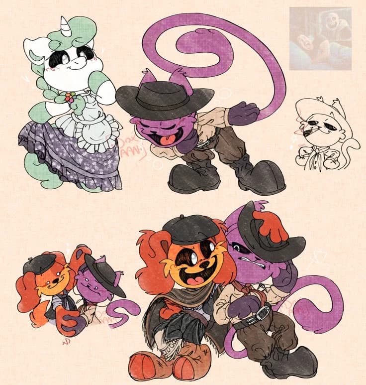 Catnap el caballero, Crafty la Reyna y DogDay el Poeta  thumbnail