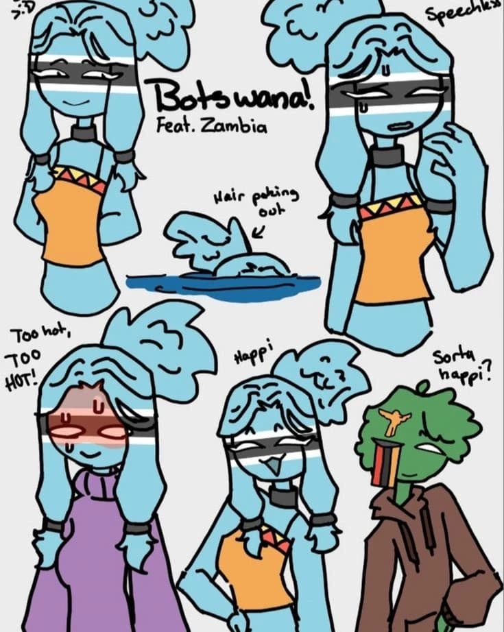 Botswana Fem - Countryhumans thumbnail