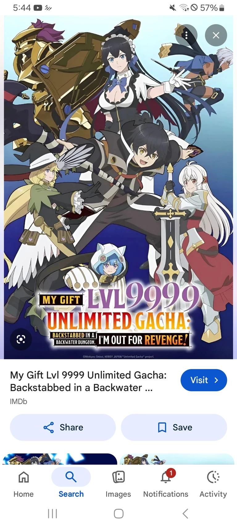 My gift level 9999 gacha skill. thumbnail