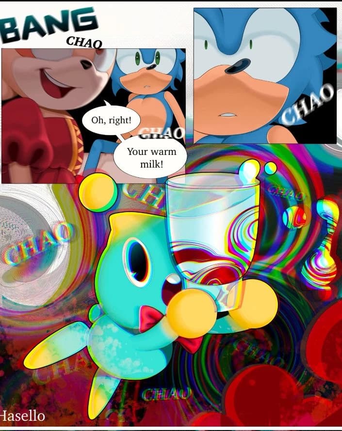 Short quilled Sonic AU (Panic attack) thumbnail