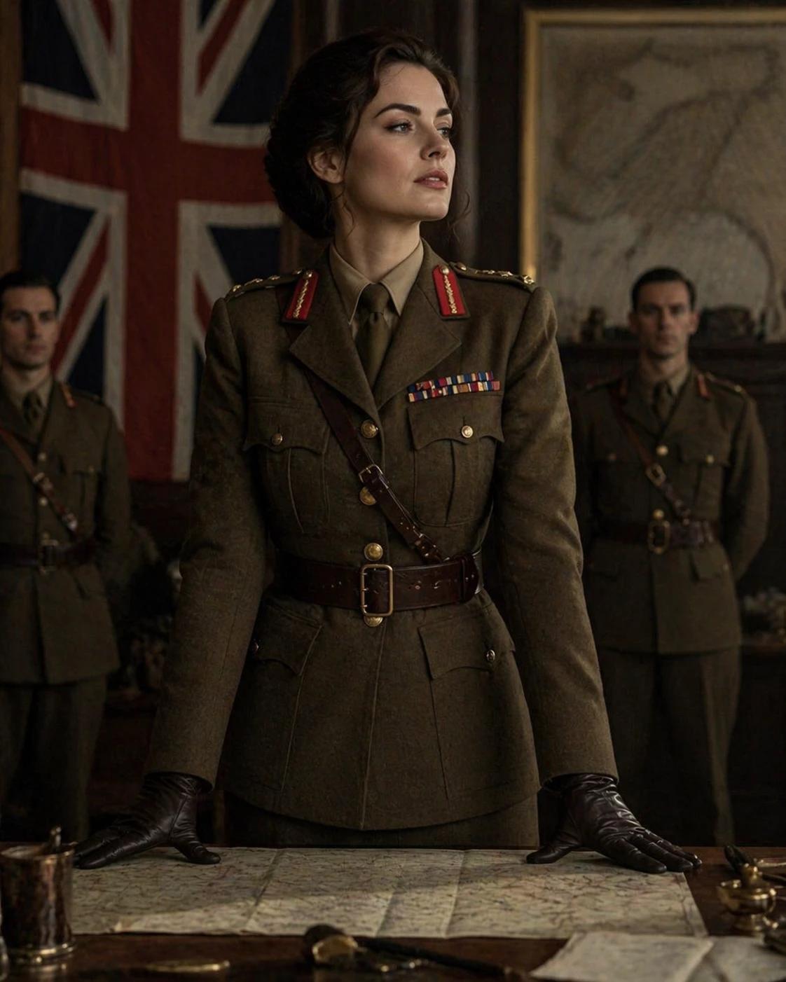 Catherine Brooks (WlW, 80s female british Army leader) thumbnail