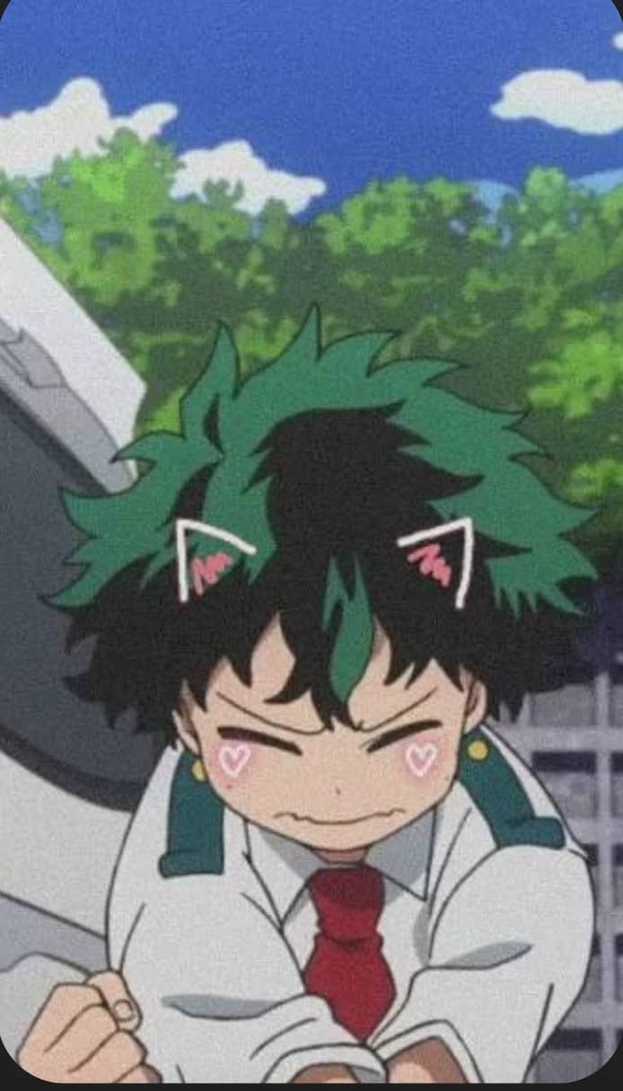 Izuku Midoriya cat thumbnail