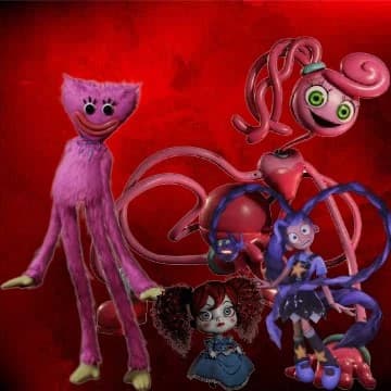 Only the female characters from poppy playtime thumbnail
