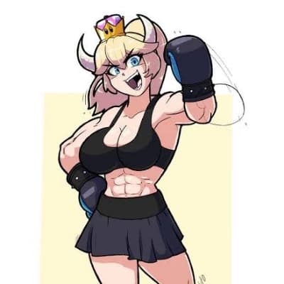 Fighting Bowsette thumbnail