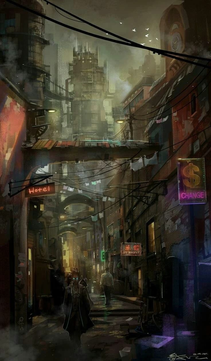 Dark city fantasy thumbnail