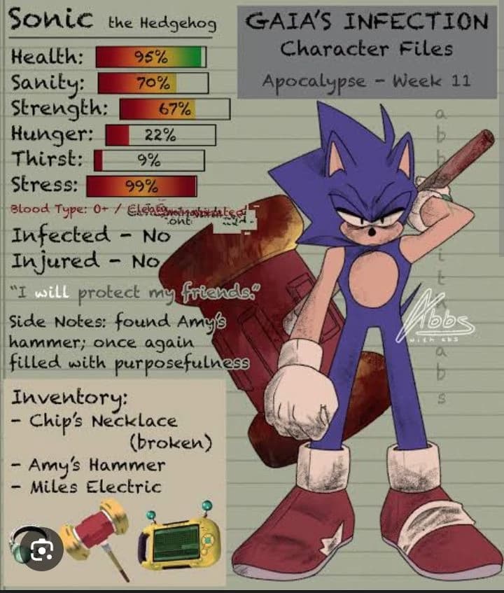 Sonic Dark Gaia Infection AU thumbnail