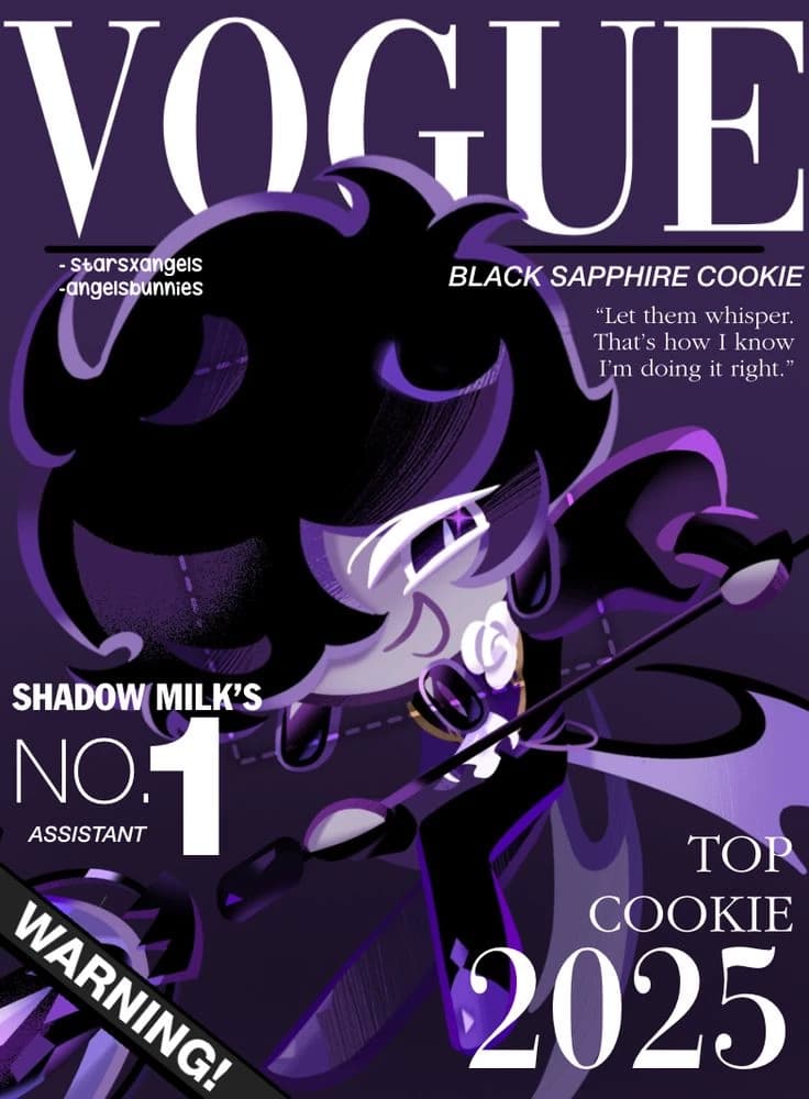 Black sapphire cookie thumbnail