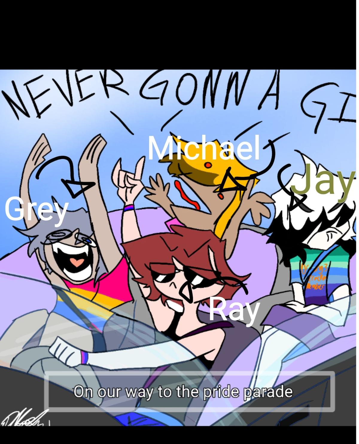 Ray's group to the Pride festival  thumbnail