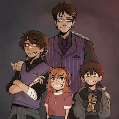 Afton family good/survived AU thumbnail