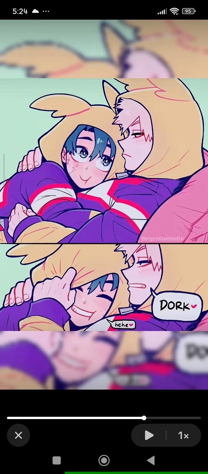 He wanted to snuggle with deku thumbnail