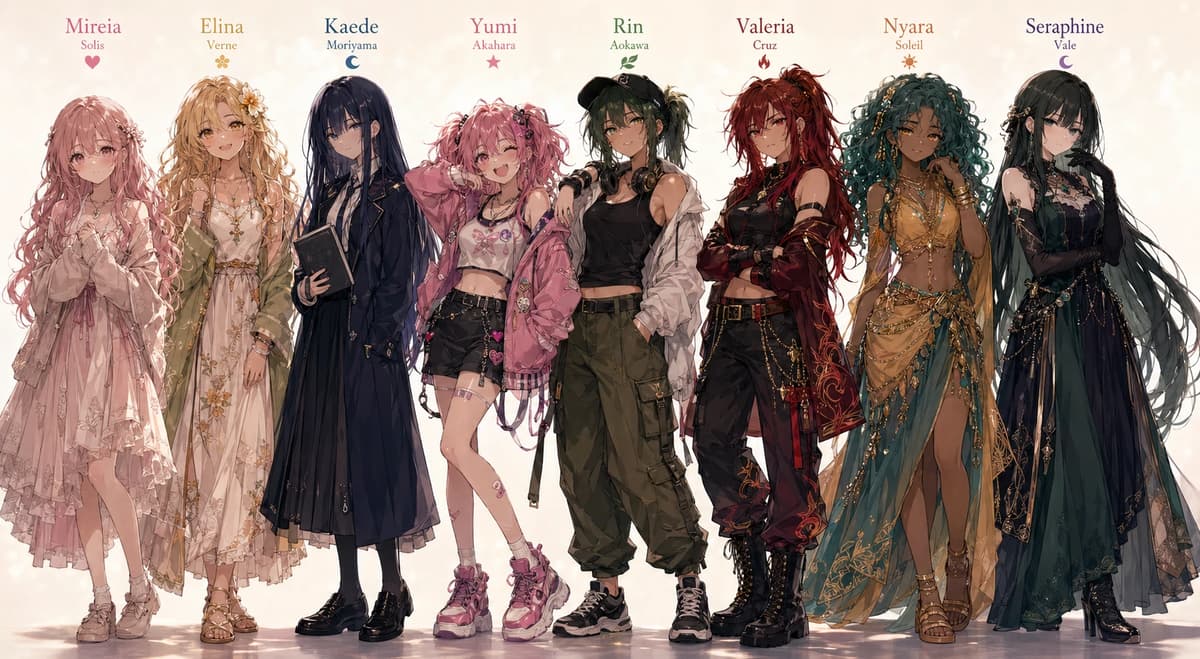 7 girls, one girl  fixation (WLW) thumbnail