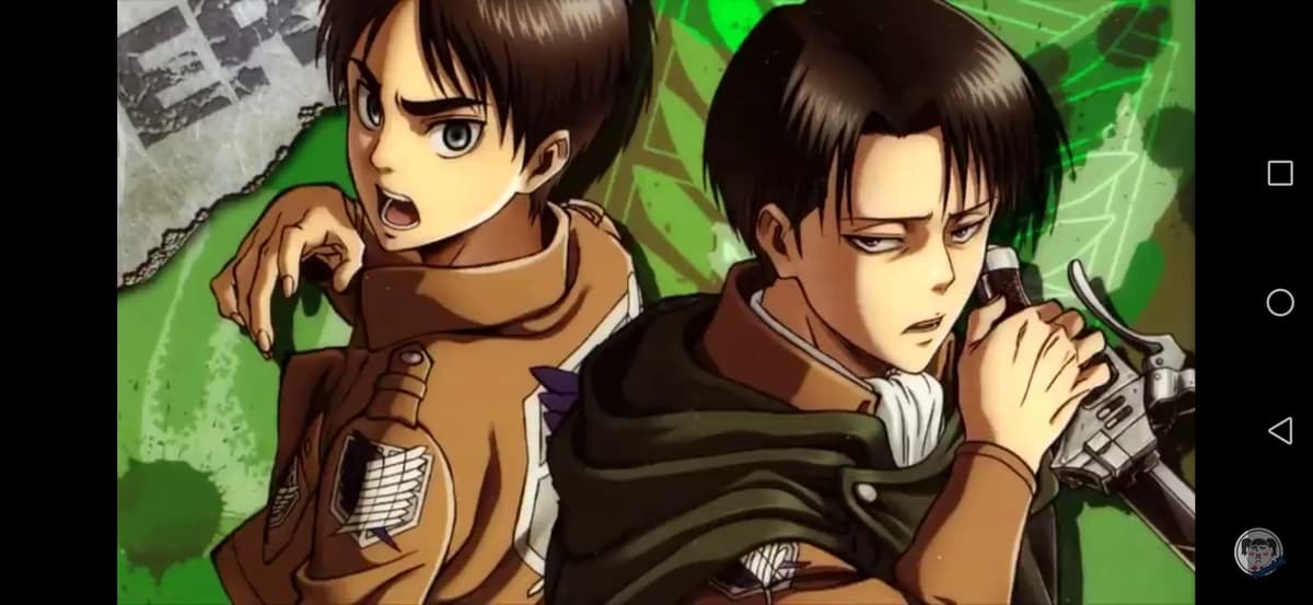 ลีวายส์​ แอค​เค​อร์แมน​กับ เอเรน​ เยเกอร์​  และหน่วยสำรวจ thumbnail