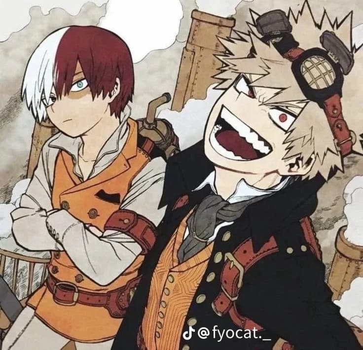 Katsuki Bakugo y Shoto Todoroki. thumbnail